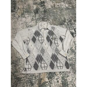 Vintage Haupt 1/4 Button Sweater/shirr‎